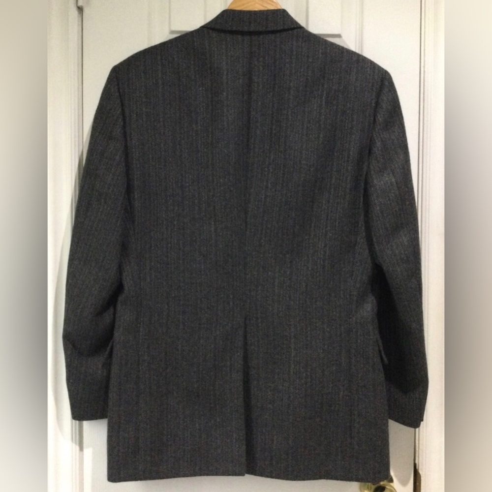 Men’s Vintage 100% Virgin Wool Gray Sport Coat - Picture 5 of 5